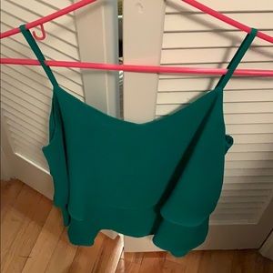 Like new emerald green top
